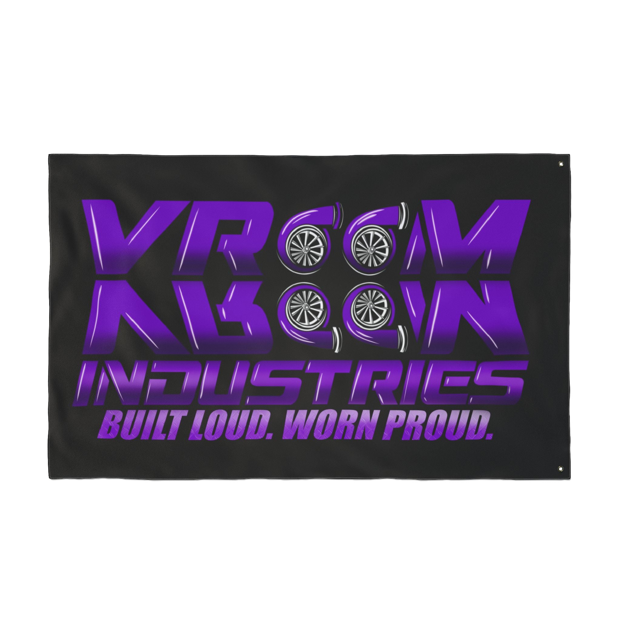 VroomVroom BLWP • Purple + Black (Same) Flag