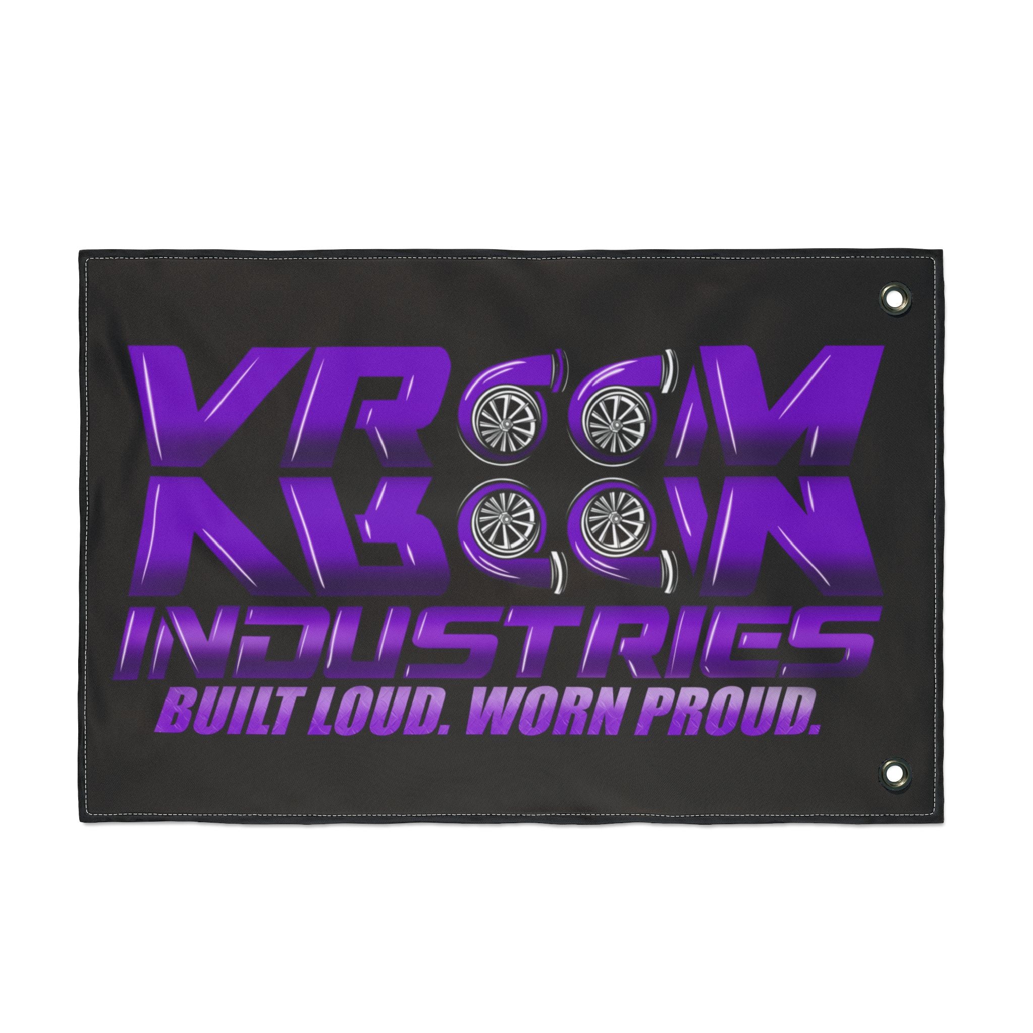 VroomVroom BLWP • Purple + Black (Same) Flag