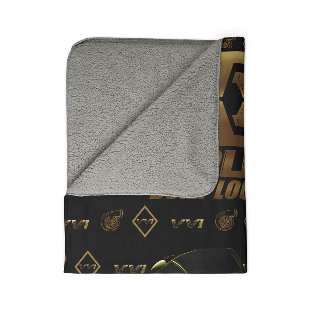 Vroomie Purple + Gold VroomVroom BLWP • Sherpa Blanket