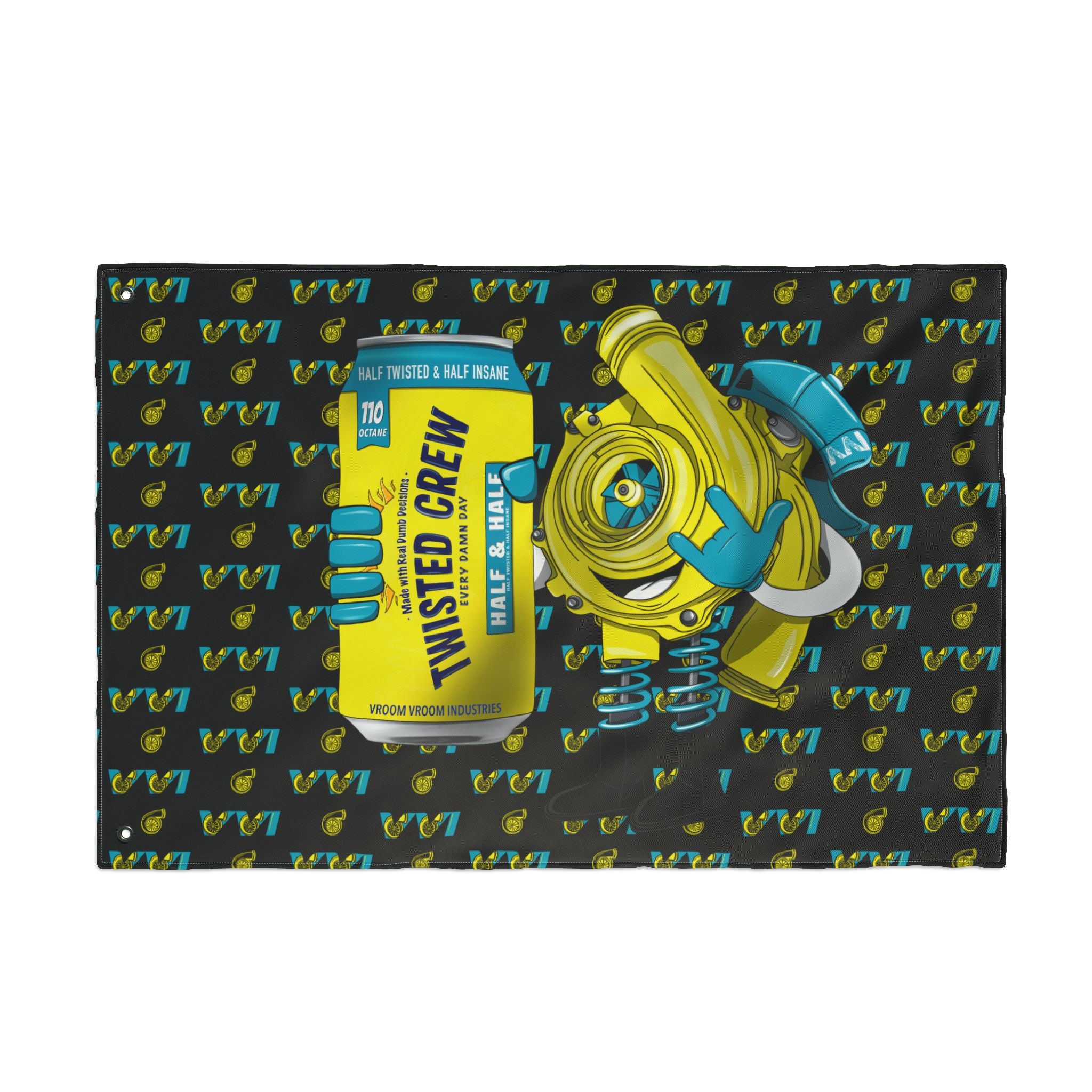 Twisted Crew + VVI Turbo Blue + Yellow (Same) Flag