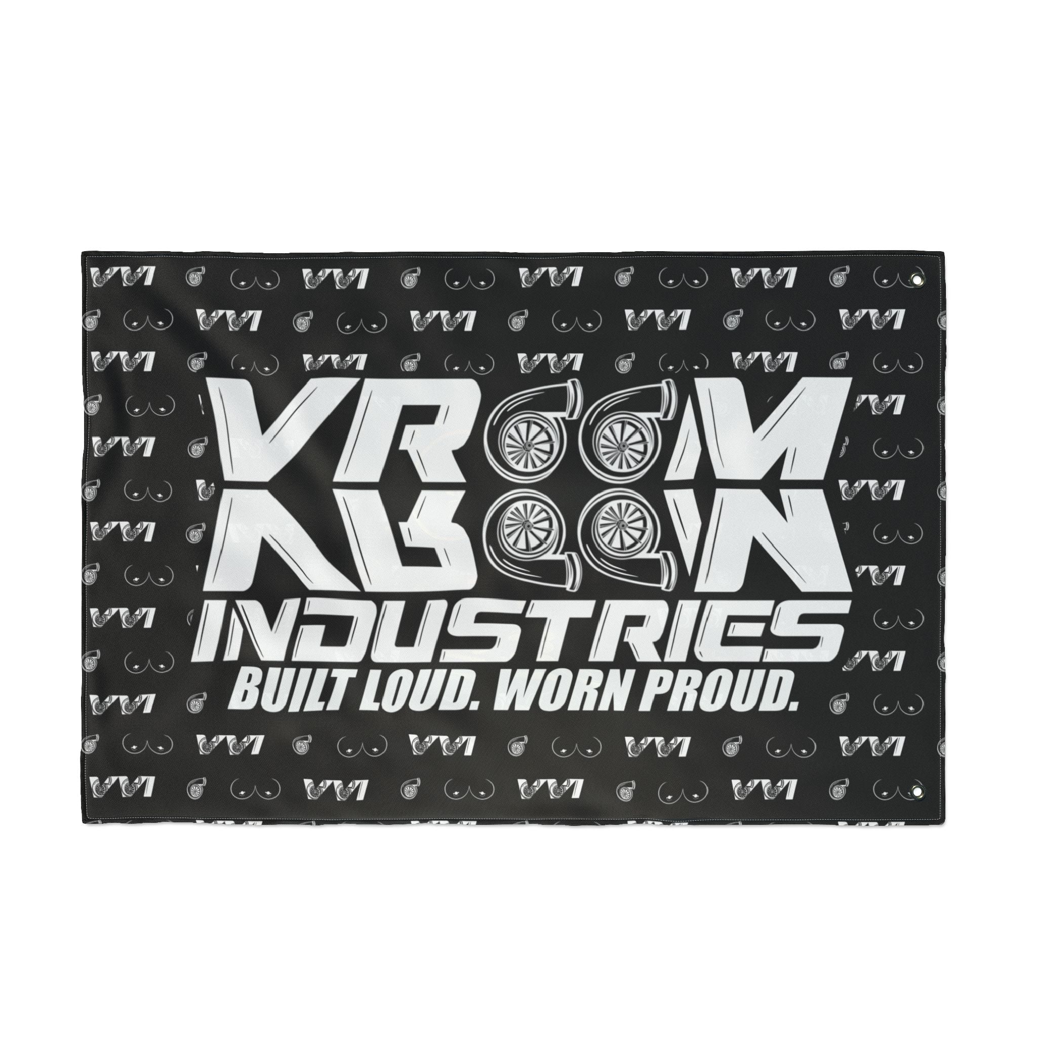 VroomVroom • Black Vroomie (Drivers Side) Flag