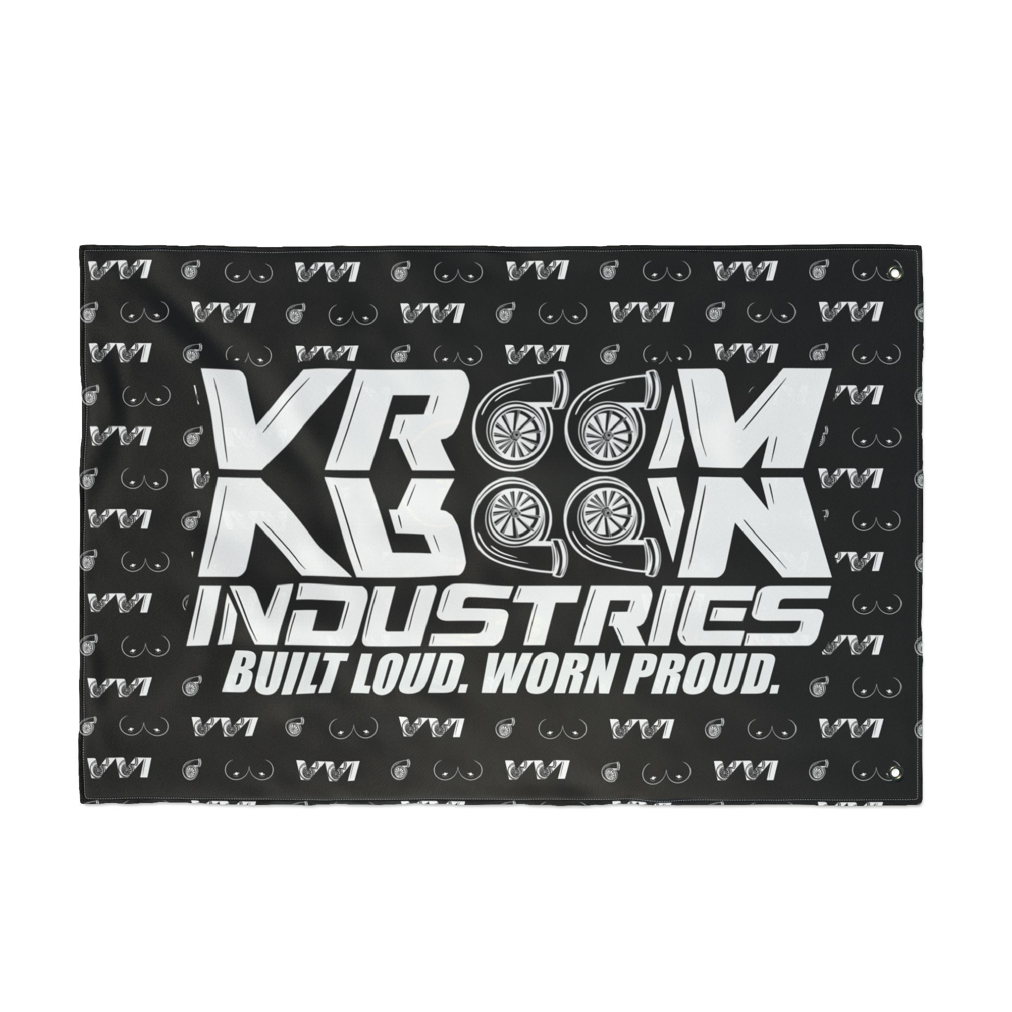 VroomVroom • Black Vroomie (Drivers Side) Flag