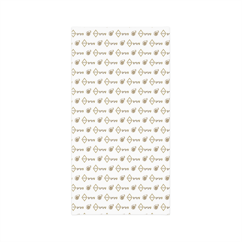 Diamonds & Gold VVI Neck Gator • White