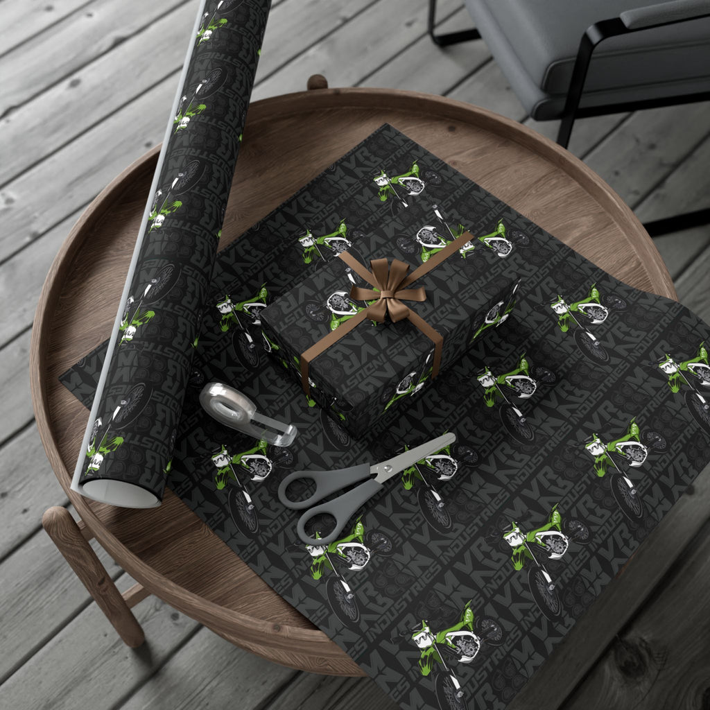 Green Dirtbike • Wrapping Paper