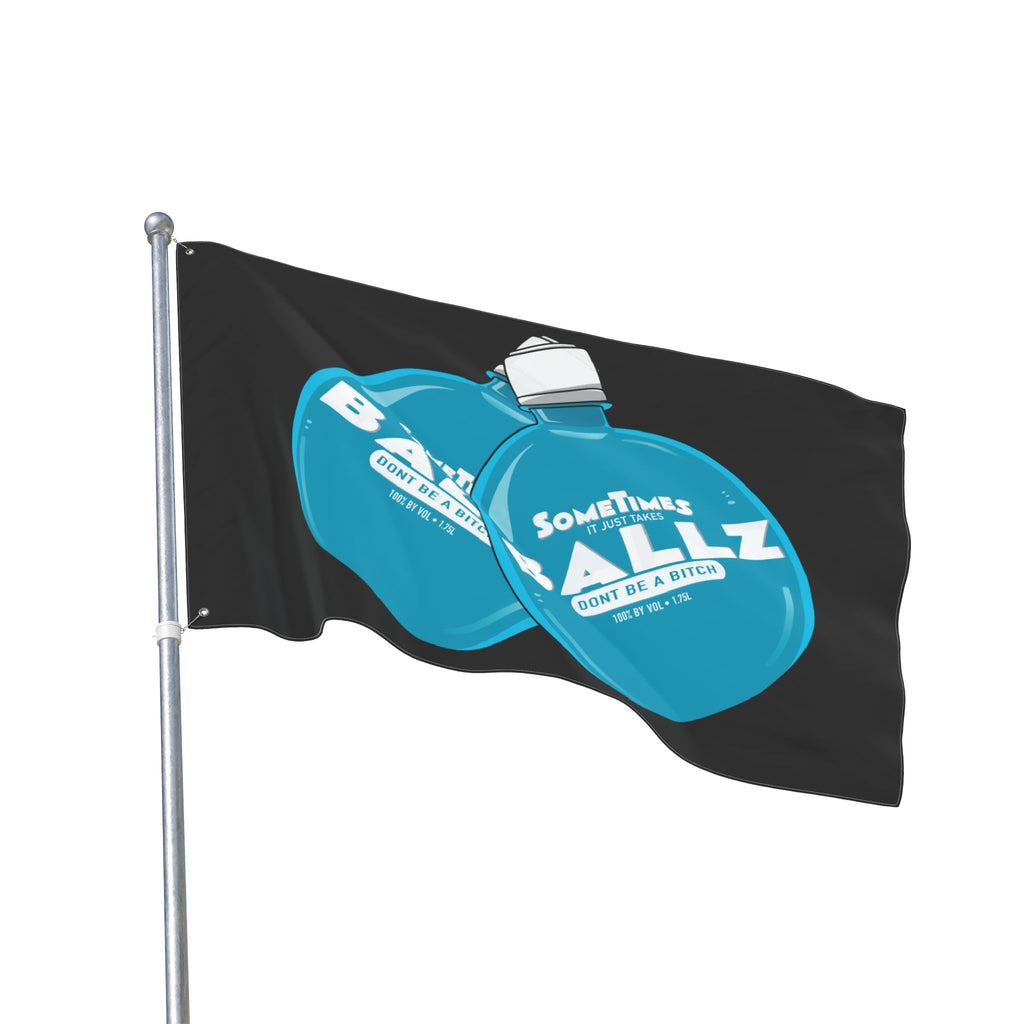 It Just Takes Ballz  + Black (Same) Flag