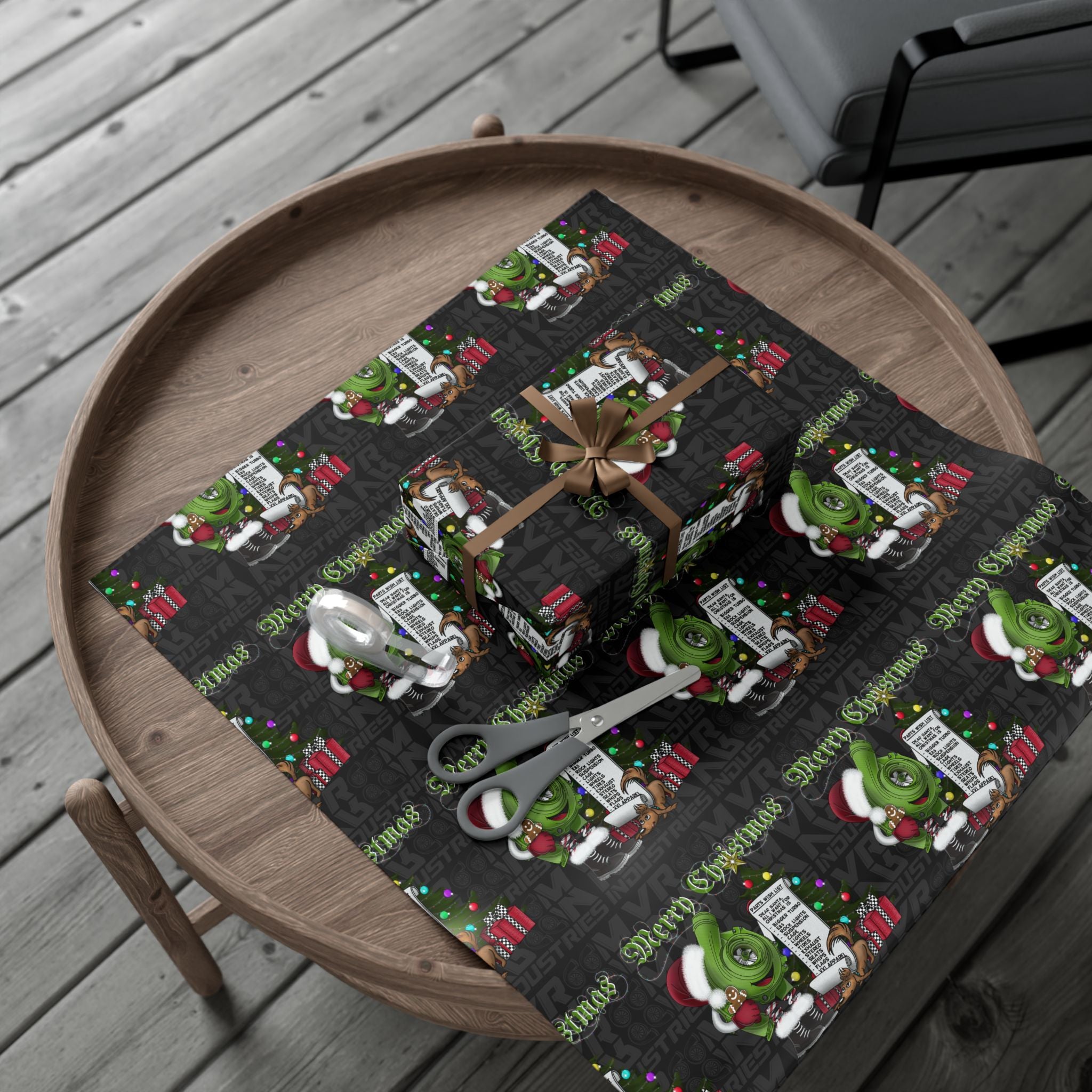 Vroomie SxS Christmas Wrapping Paper