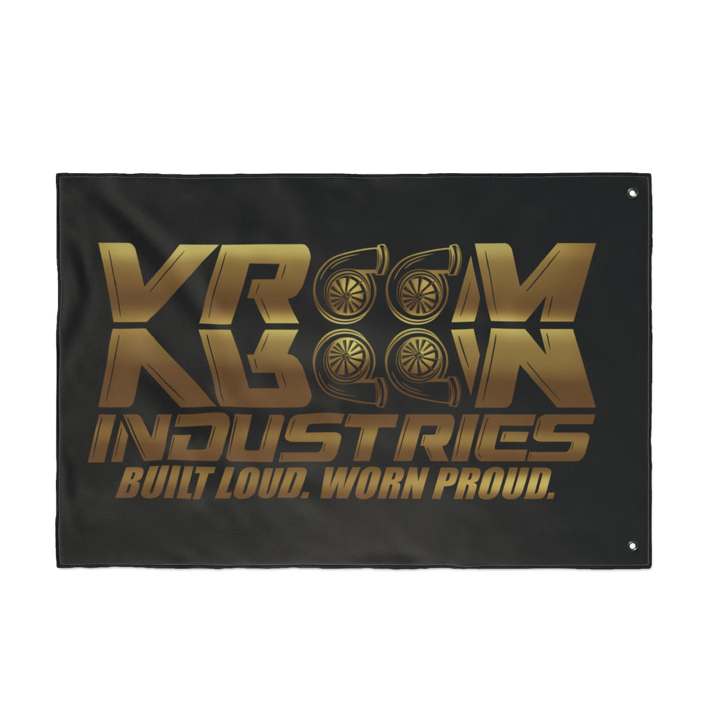 VroomVroom BLWP • Gold + Black (Same) Flag