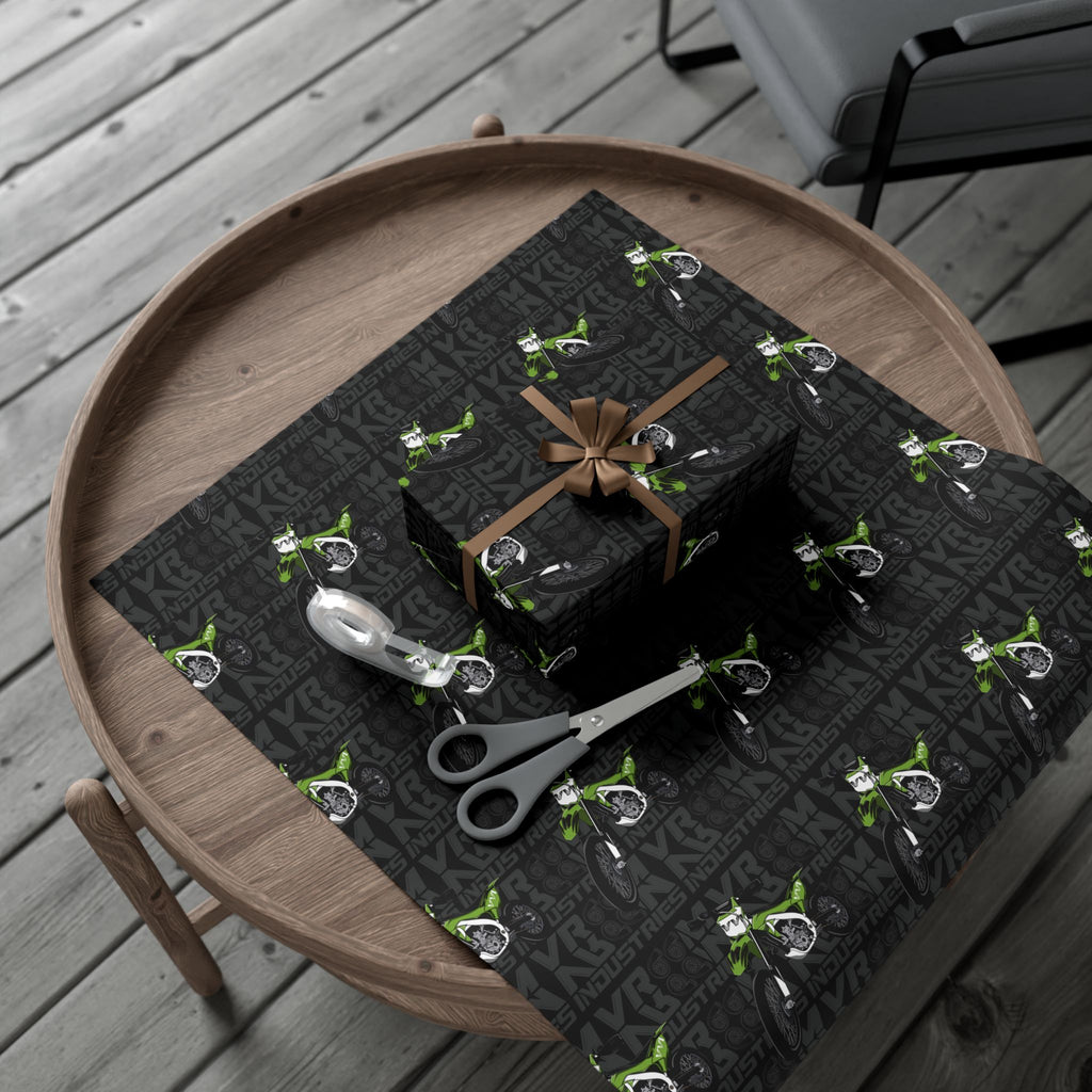 Green Dirtbike • Wrapping Paper