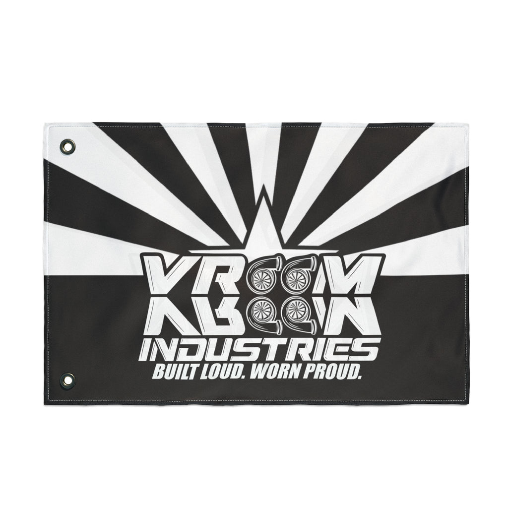 VroomVroom Arizona • White + Black (Same) Flag