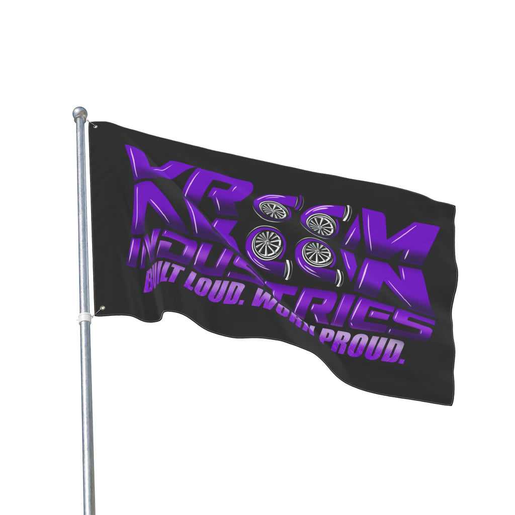 VroomVroom BLWP • Purple + Black (Same) Flag