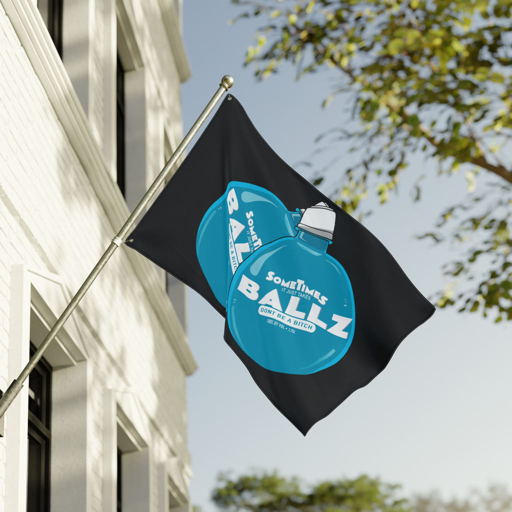 It Just Takes Ballz  + Black (Same) Flag