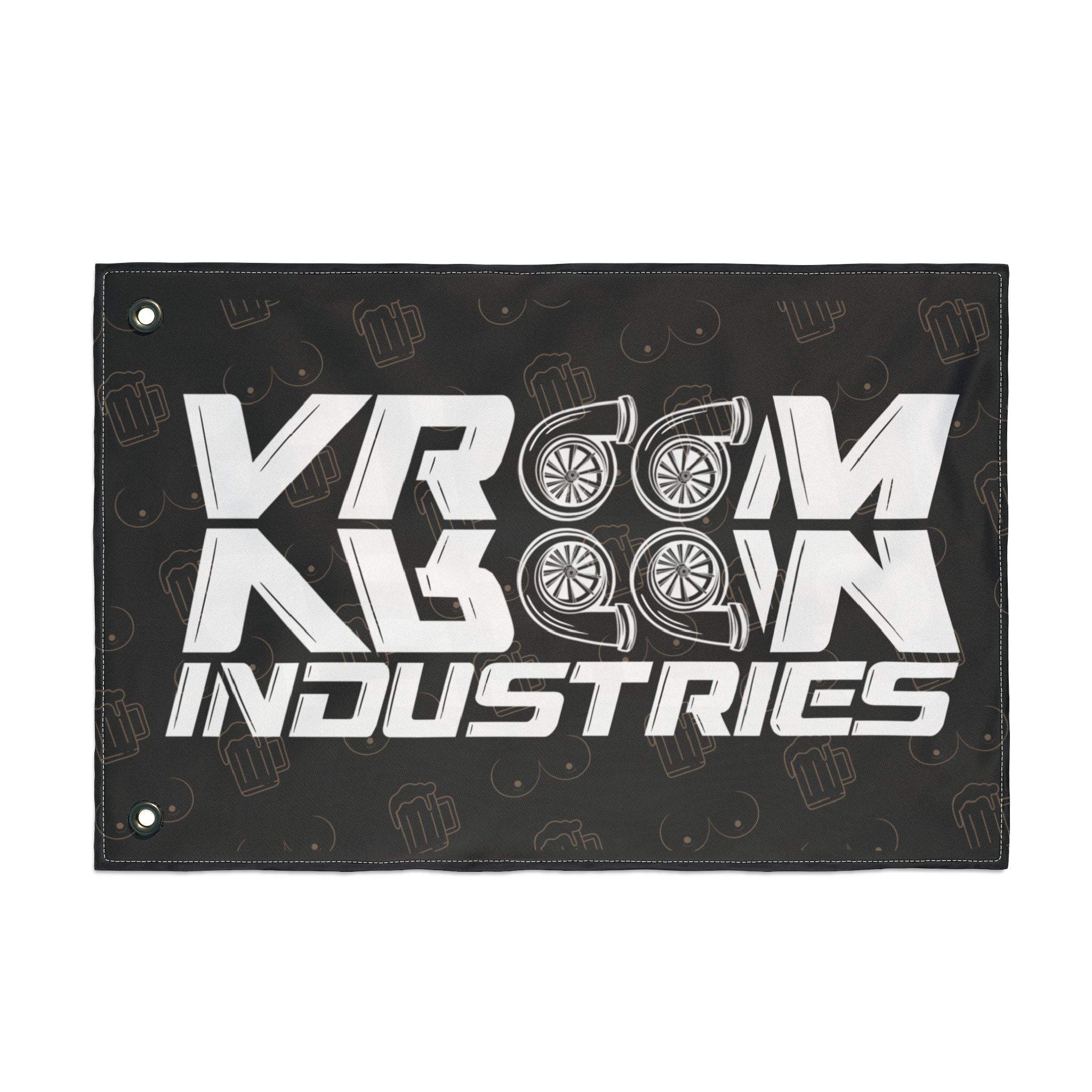 Titties & Beer That's Why I'm Here (Gold) + VroomVroom (Passenger Side)