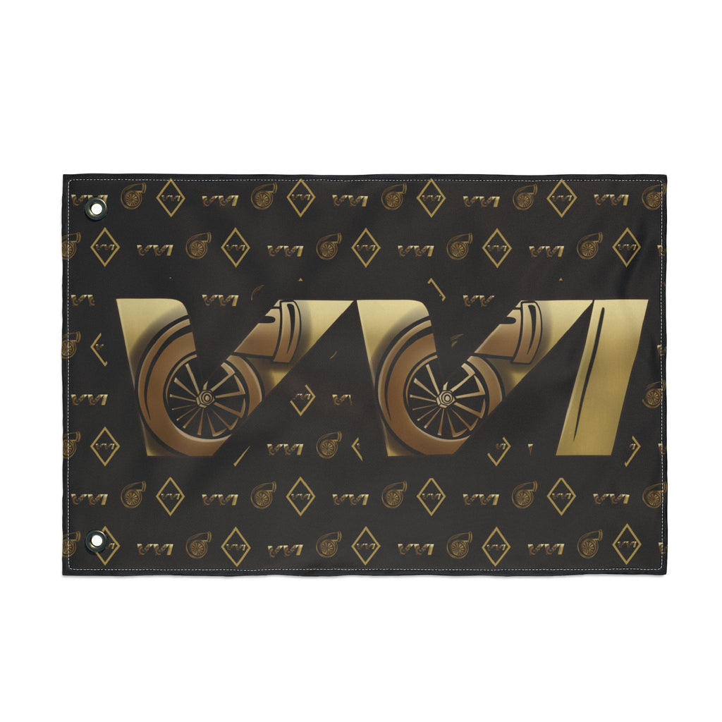VVI • Diamonds & Gold + Black  (Same) Flag