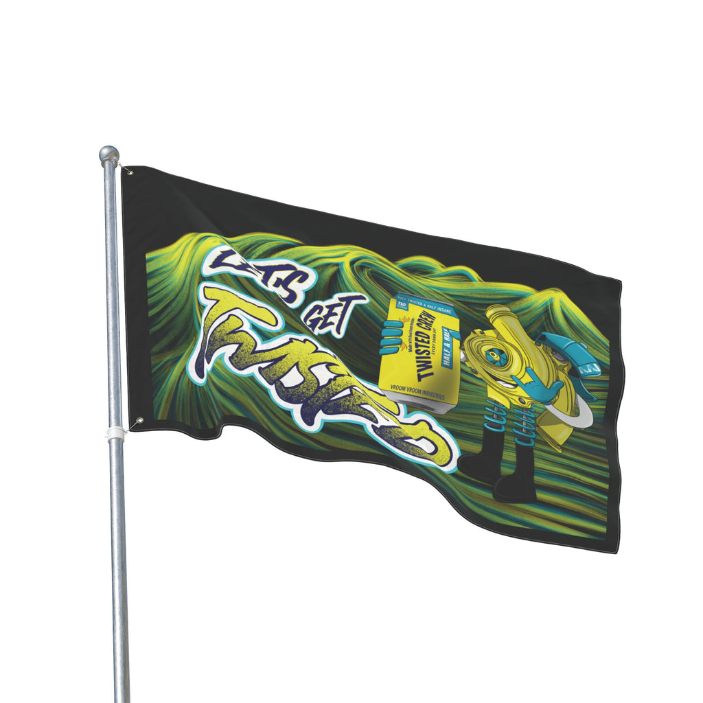 Twisted Crew + VroomVroom • (Driver Side) Flag