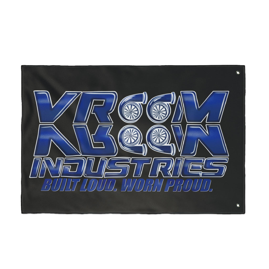 VroomVroom BLWP • Blue + White + Black (Same) Flag