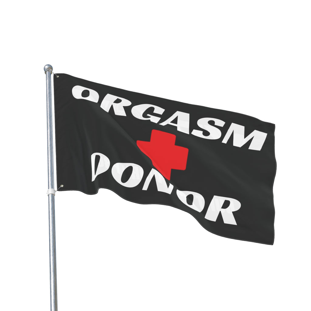 Orgasm Donor + VroomVroom BLWP (Drivers Side) Flag
