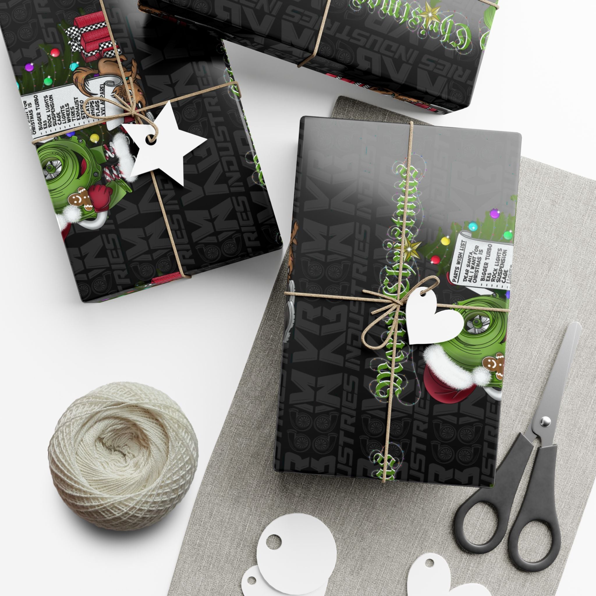 Vroomie SxS Christmas Wrapping Paper