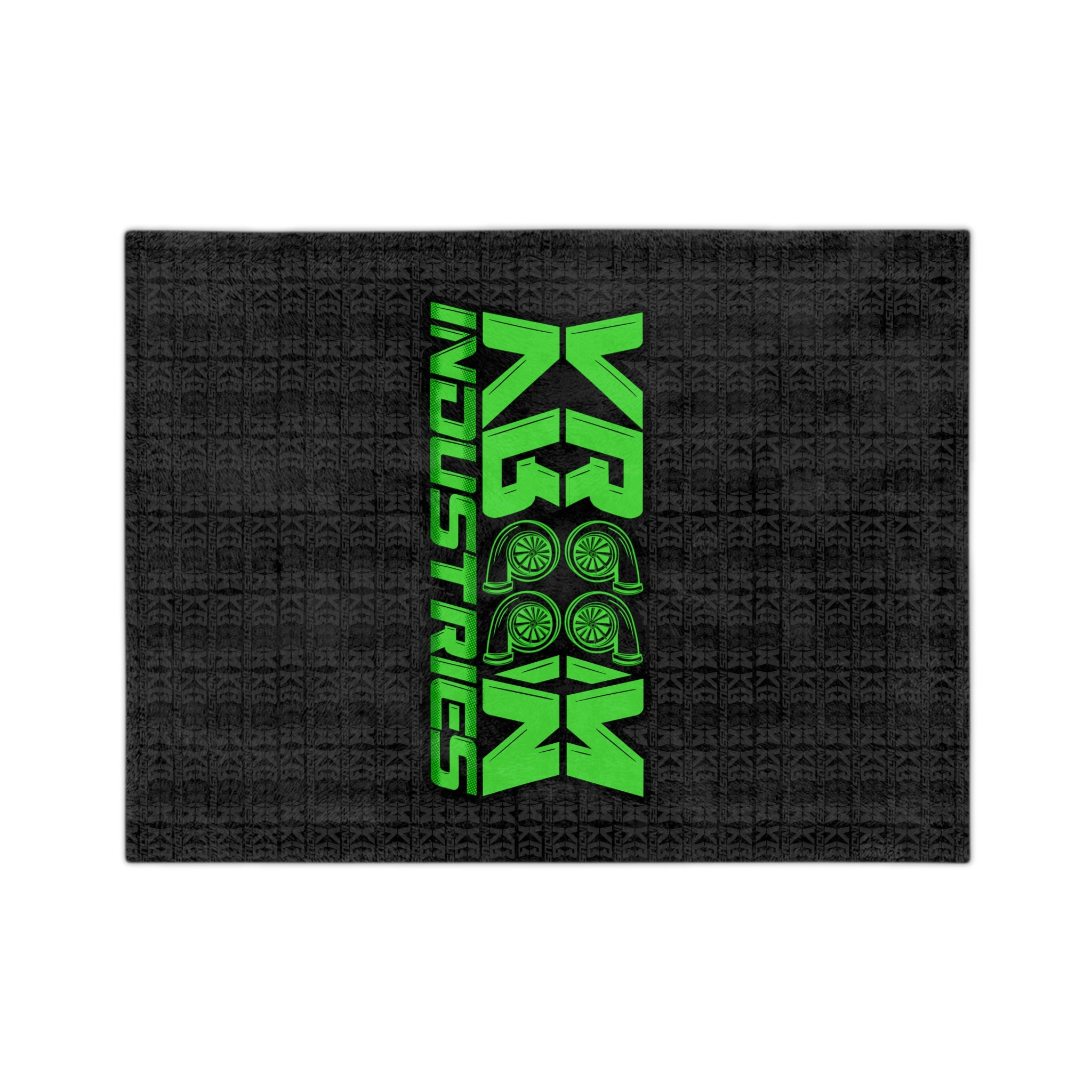 VroomVroom • Green + Black • Microfiber Blanket