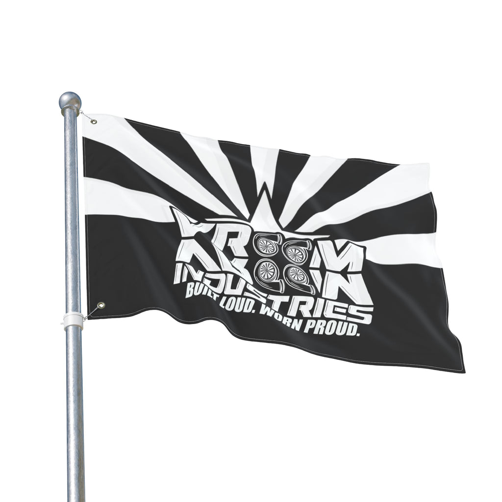VroomVroom Arizona • White + Black (Same) Flag