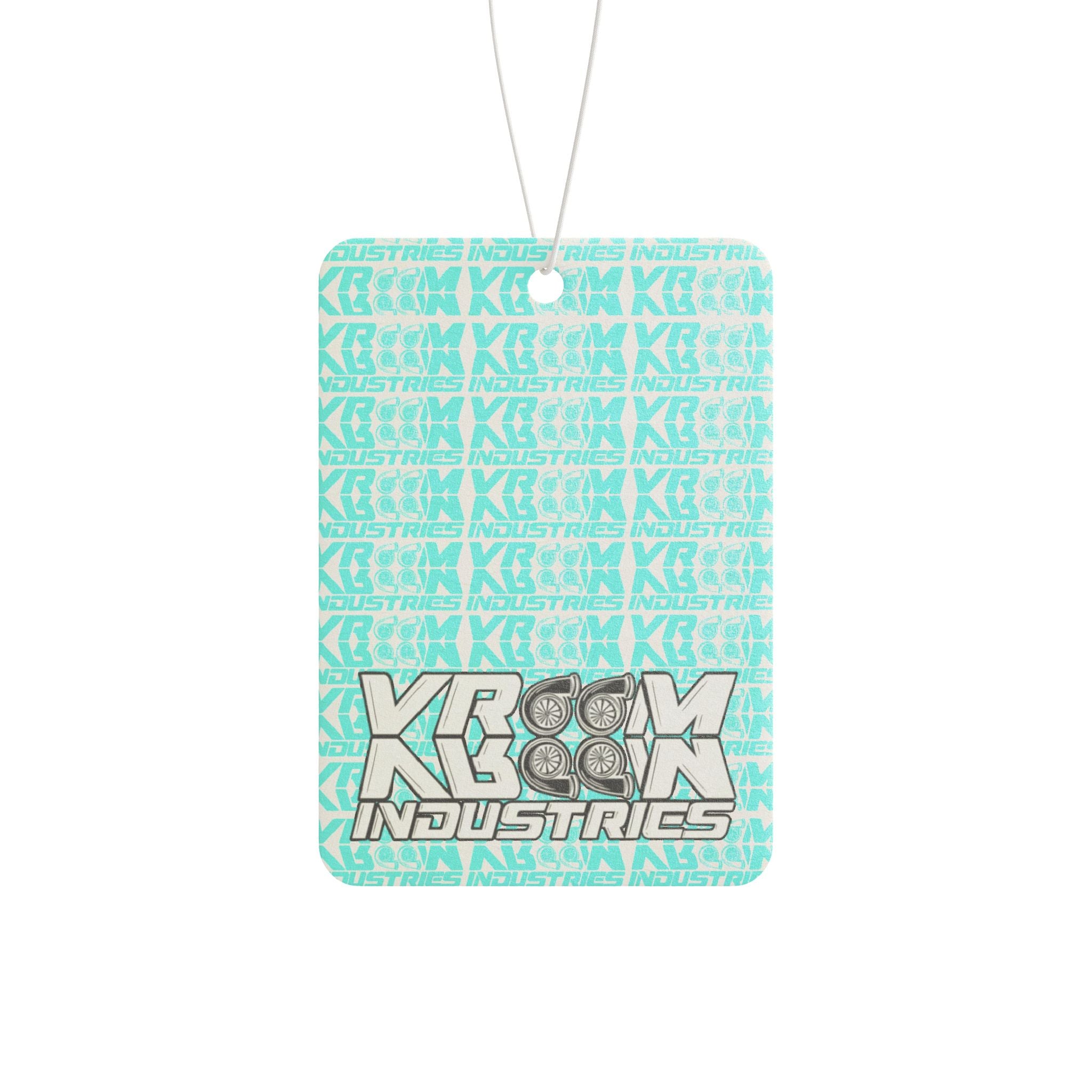 VroomVroom • Turquoise & White • Air Freshener