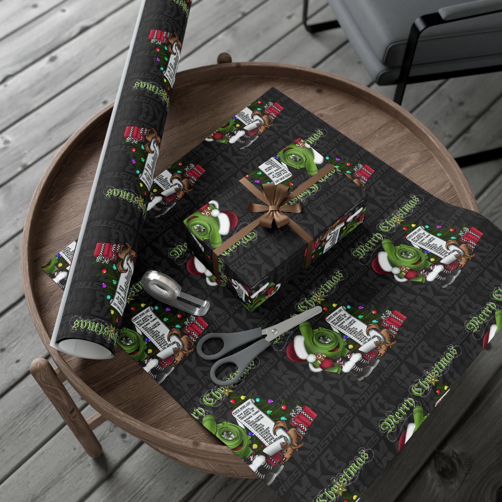 Vroomie SxS Christmas Wrapping Paper