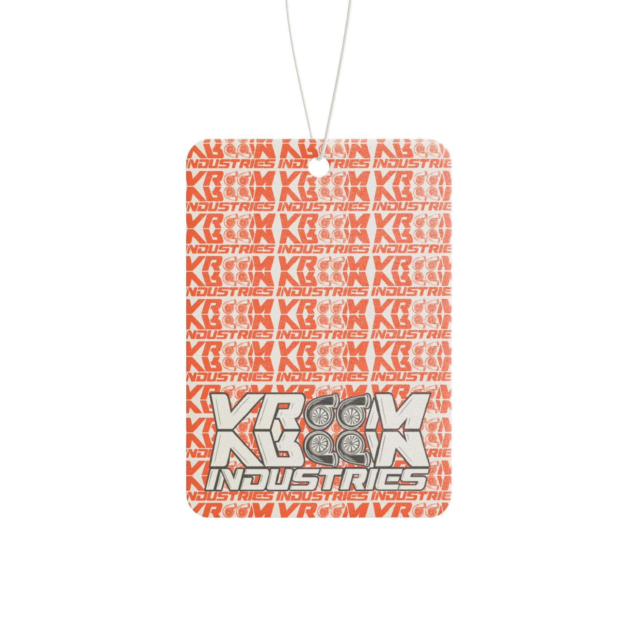 VroomVroom • Orange & White • Air Freshener