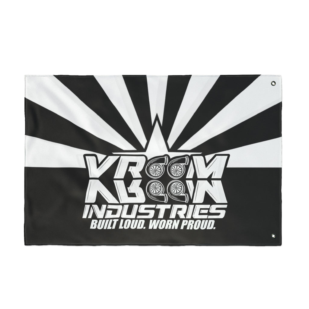 VroomVroom Arizona • White + Black (Same) Flag