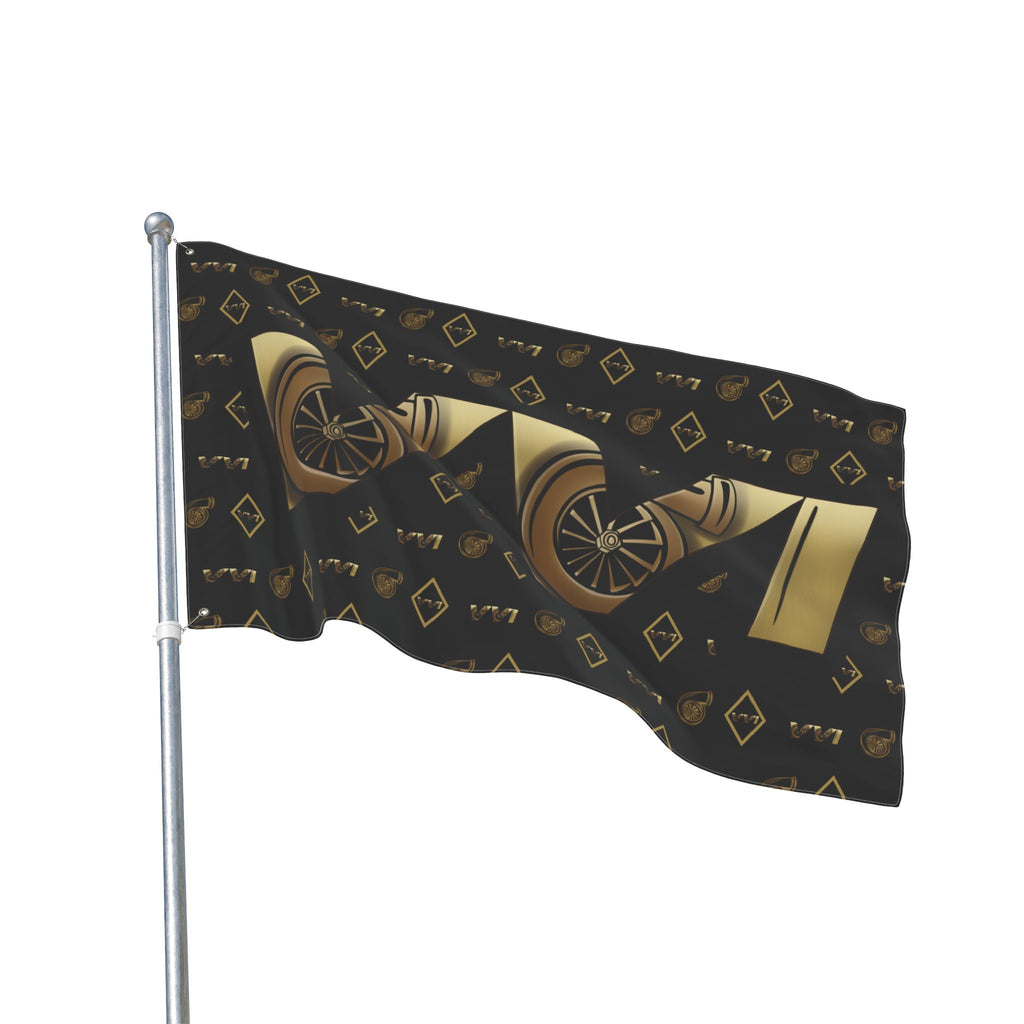 VVI • Diamonds & Gold + Black  (Same) Flag