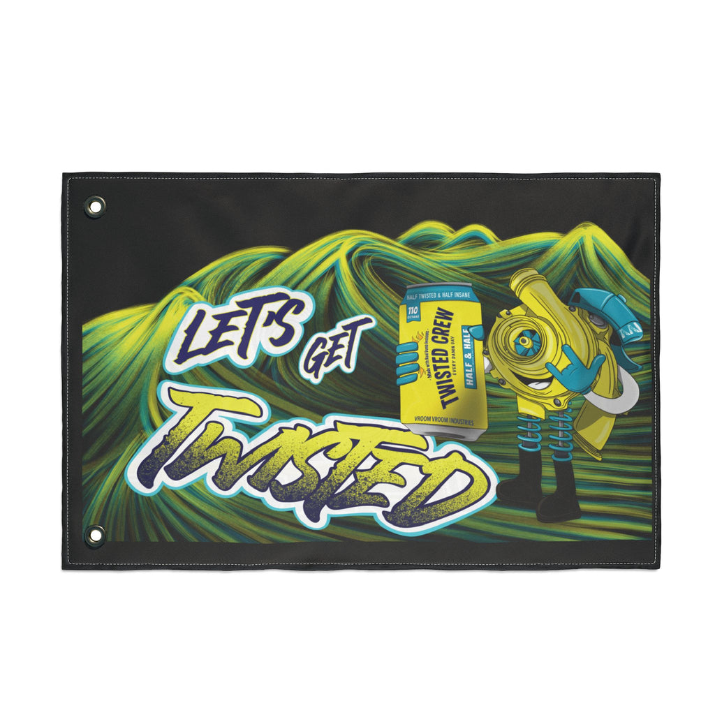 Twisted Crew + VroomVroom • (Driver Side) Flag