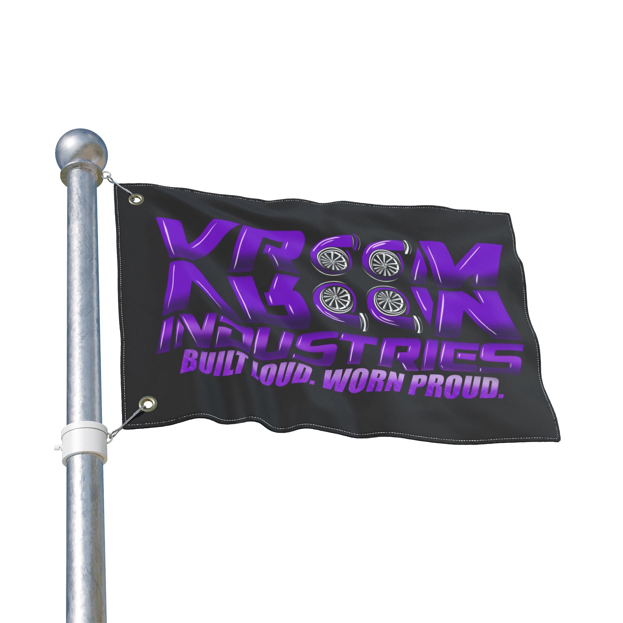 VroomVroom BLWP • Purple + Black (Same) Flag