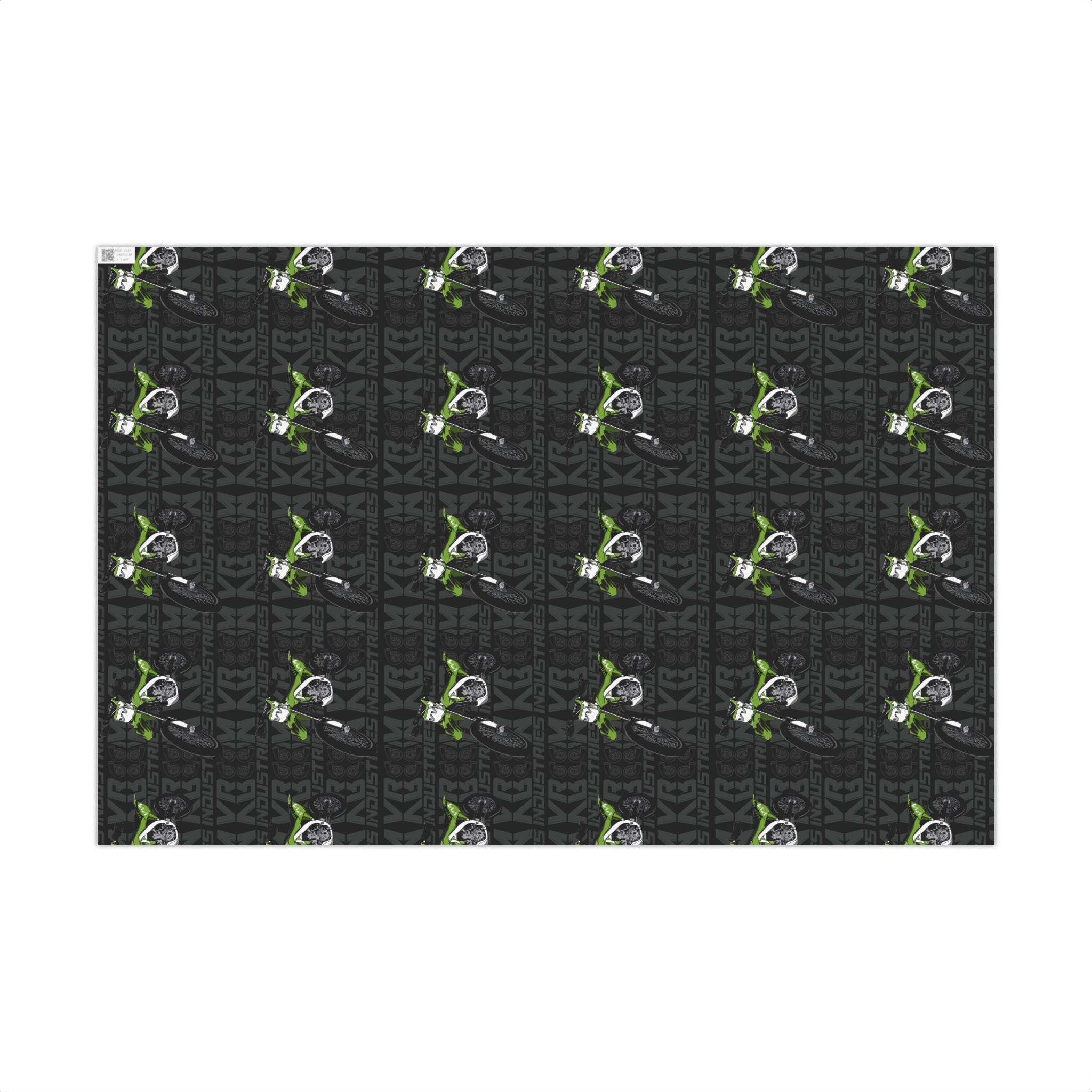 Green Dirtbike • Wrapping Paper