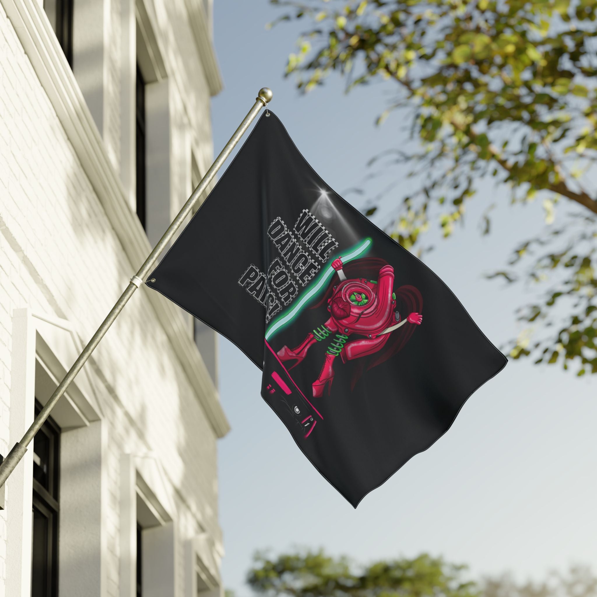 Will Dance For Parts Flag (Same)