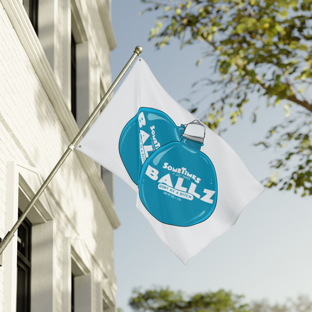 It Just Takes Ballz • White (Same) Flag