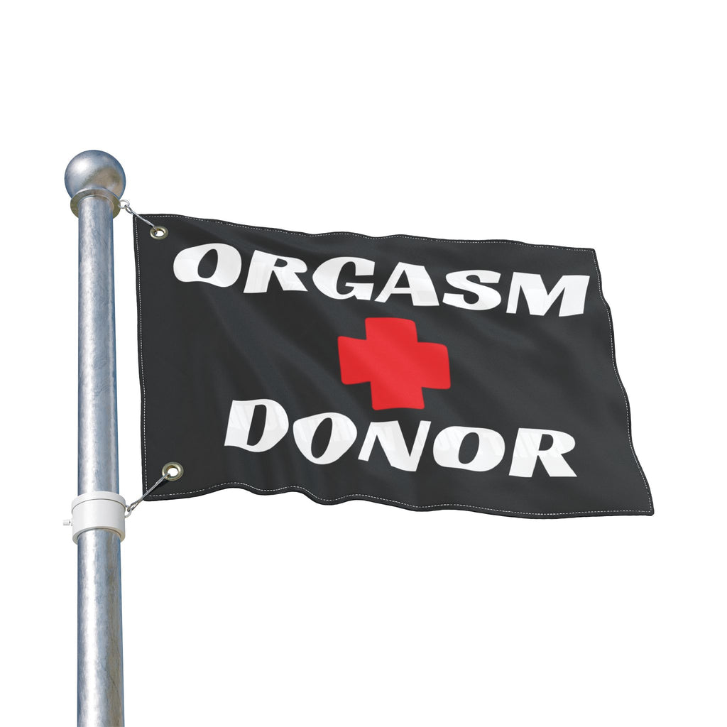 Orgasm Donor + VroomVroom BLWP (Drivers Side) Flag