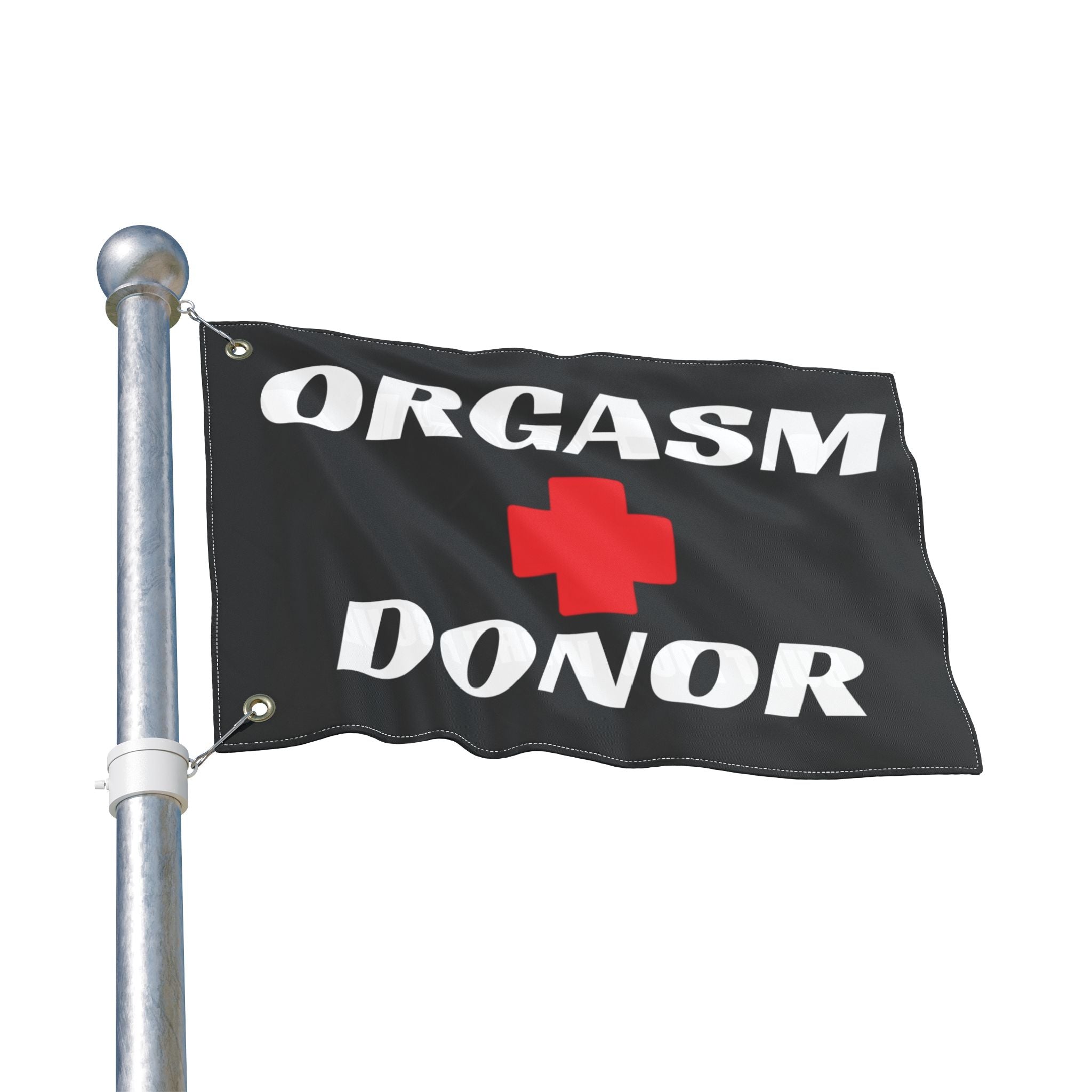Orgasm Donor + VroomVroom BLWP (Drivers Side) Flag