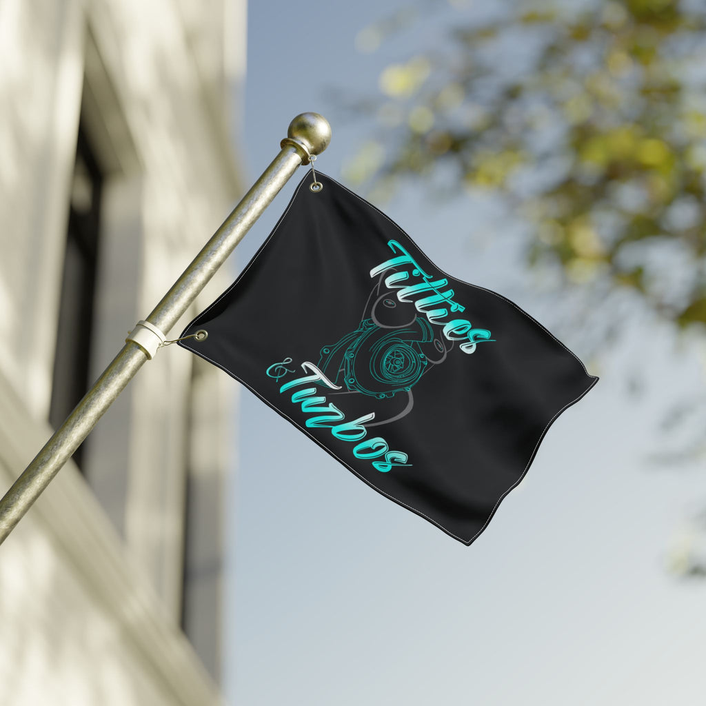Titties & Turbos Flag (Drivers Side)