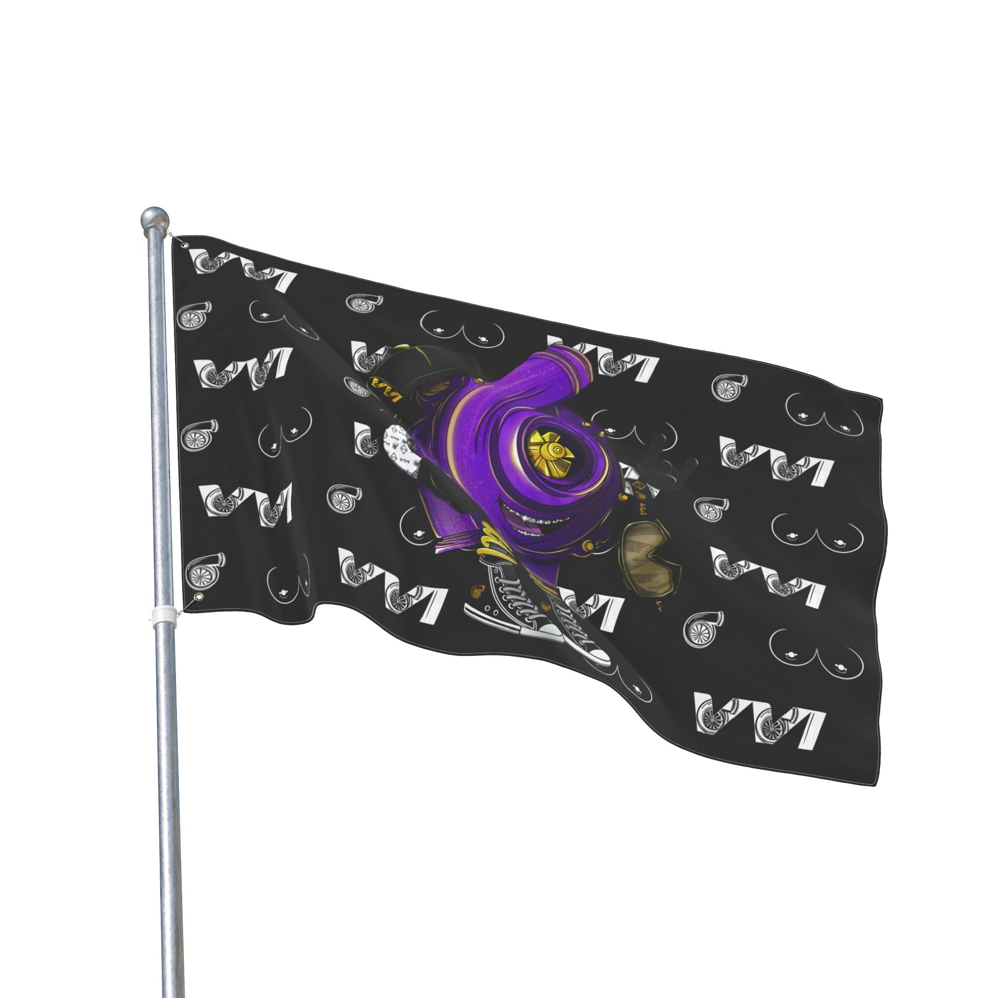 VroomVroom + Purple Vroomie Flag