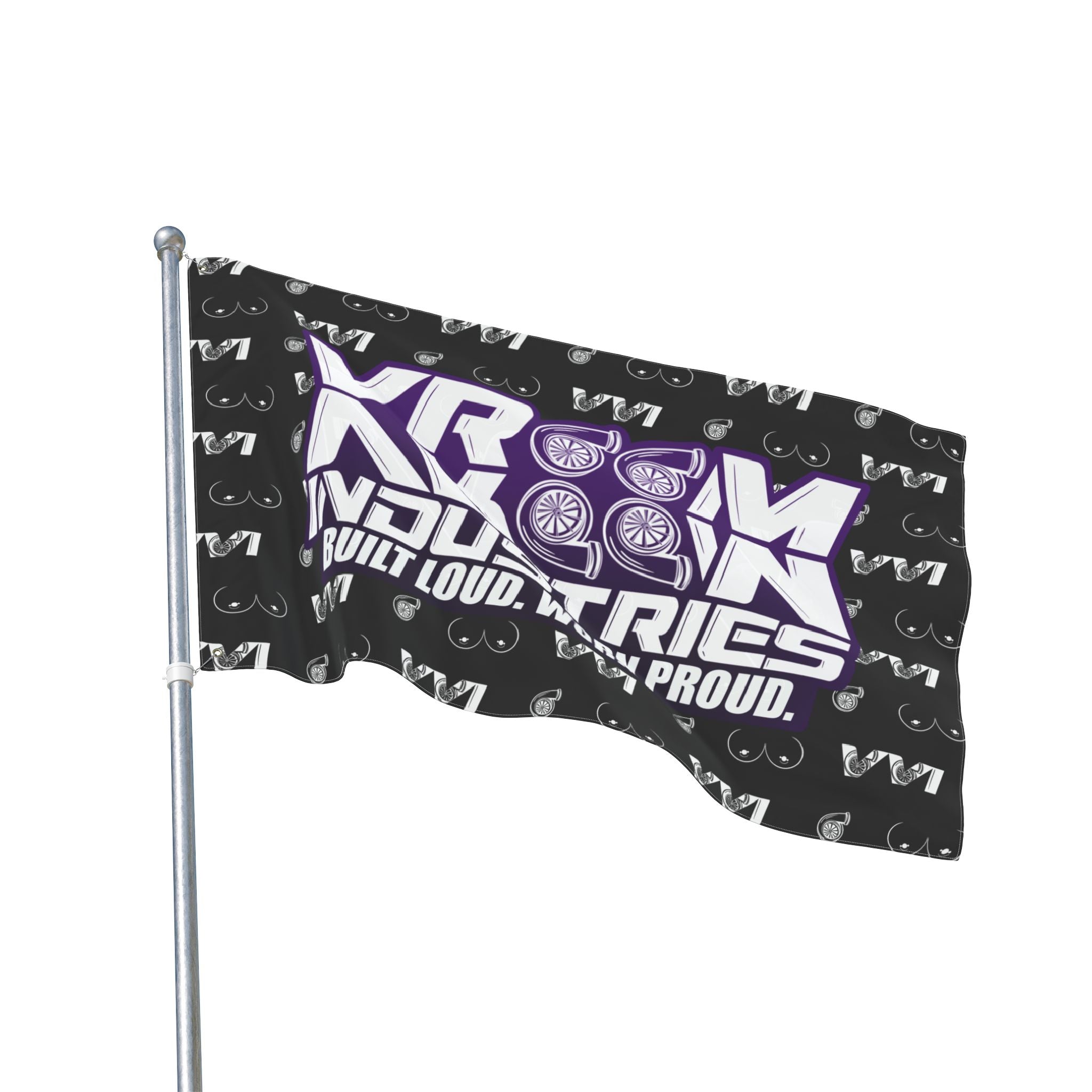 VroomVroom BLWP Purple + VVI • Flag