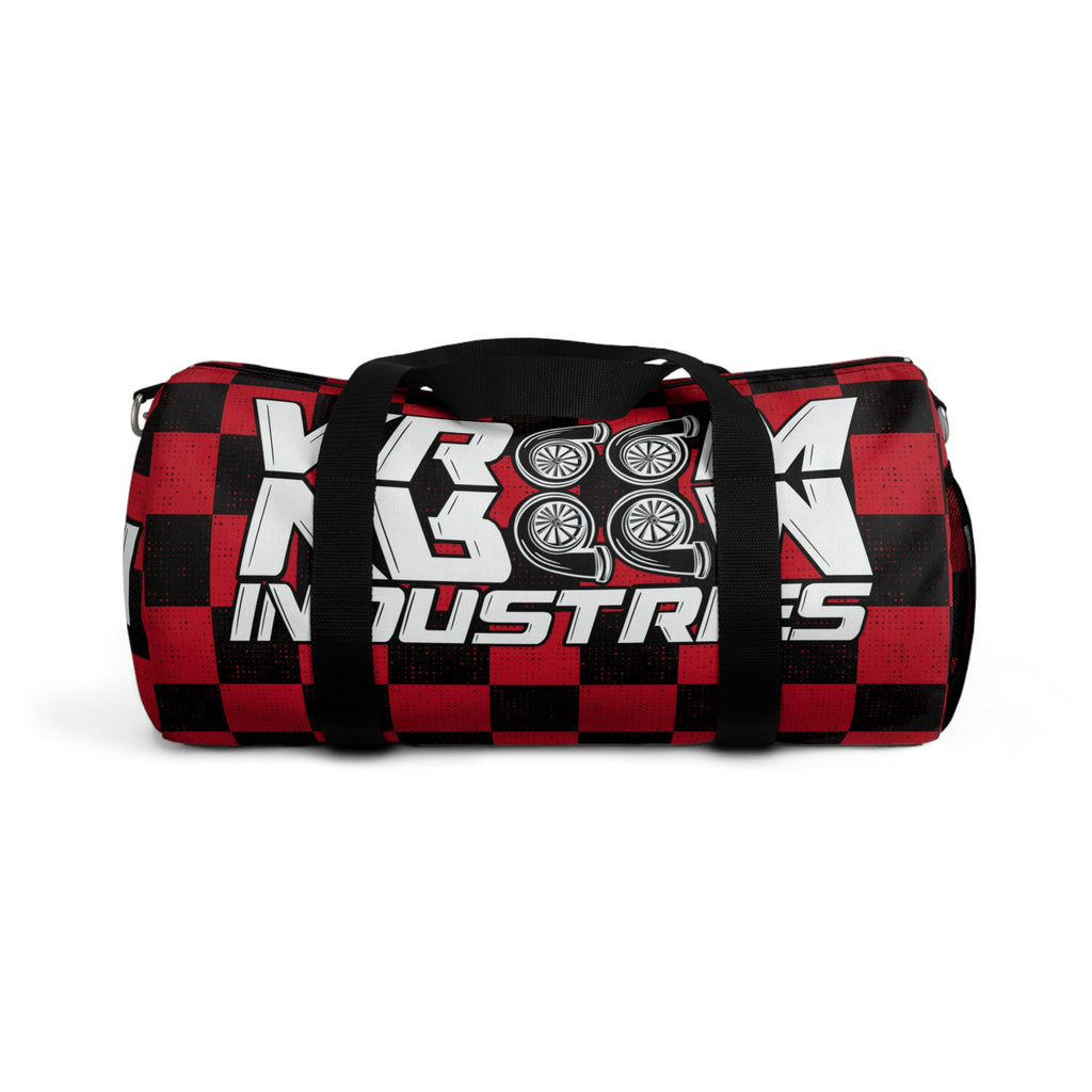 VroomVroom • Red & Black Checkered • Duffle Bag