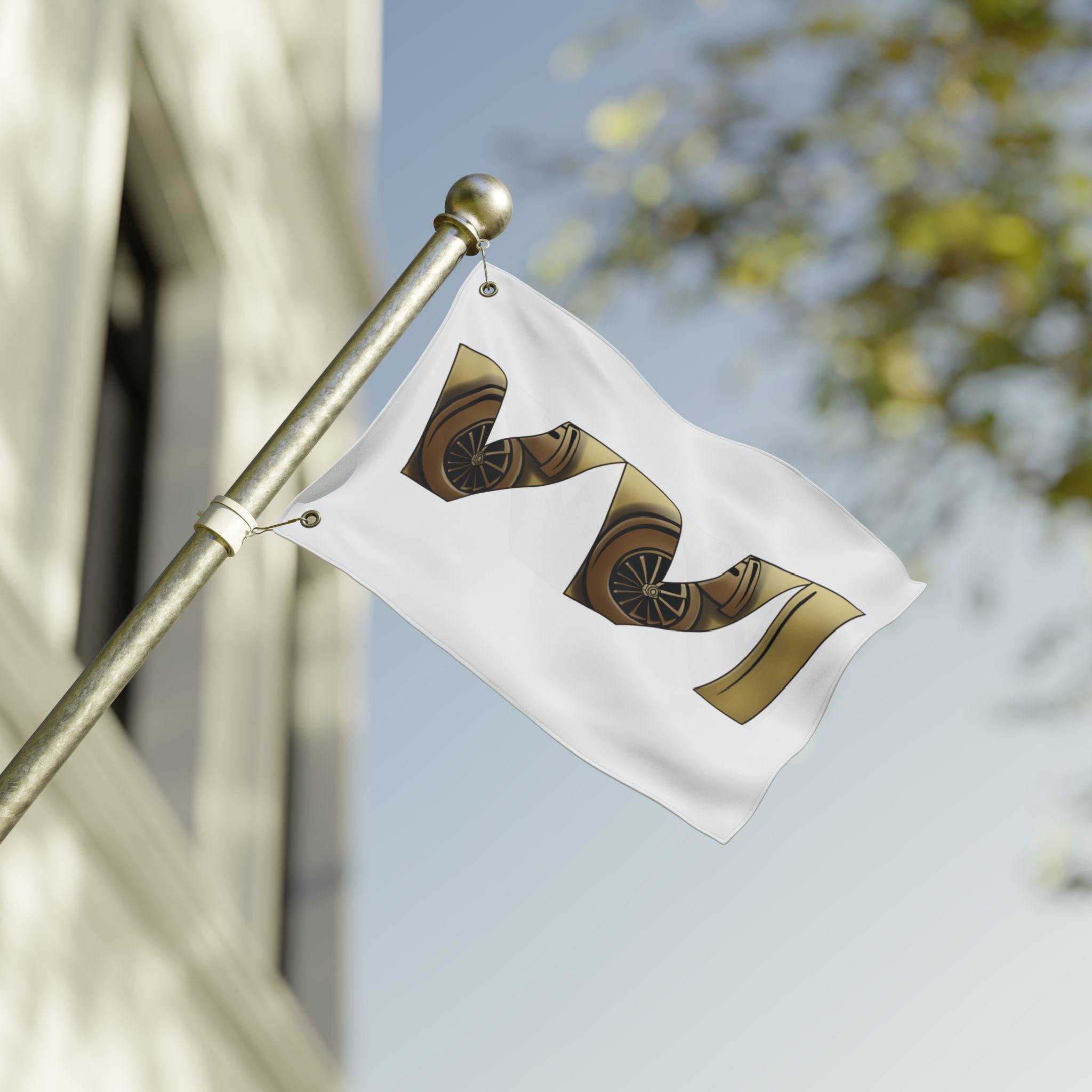 VVI • Gold + White (Same) Flag