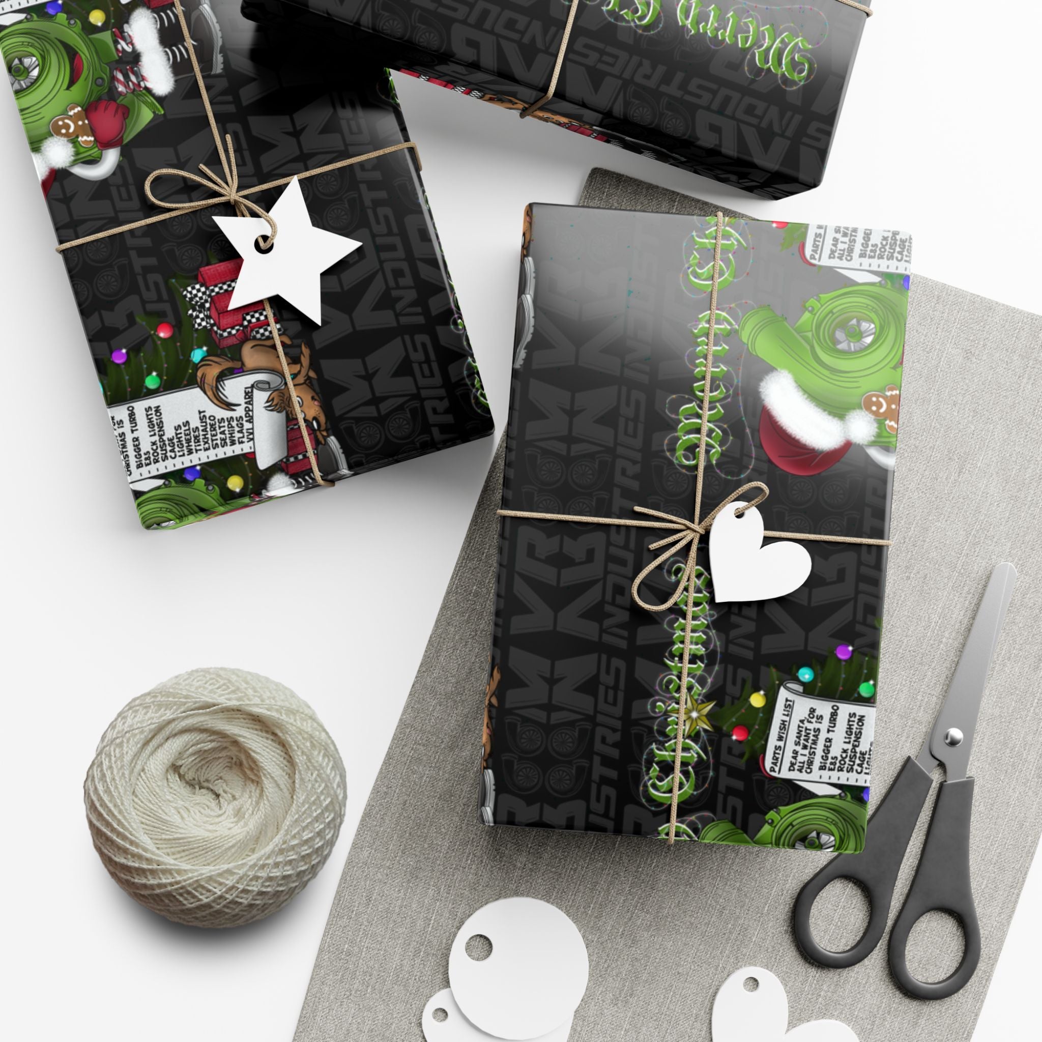 Vroomie SxS Christmas Wrapping Paper