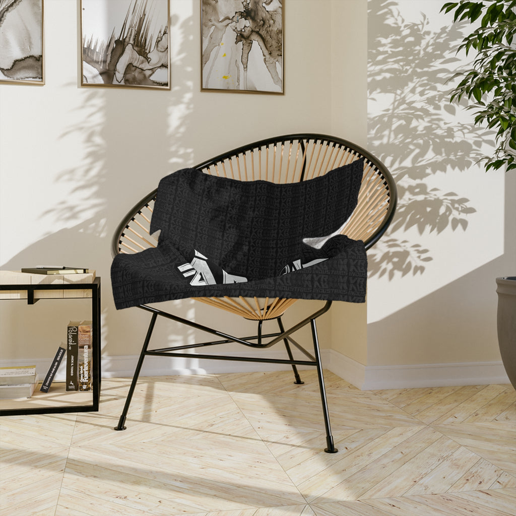 VroomVroom • Black & White • Microfiber Blanket