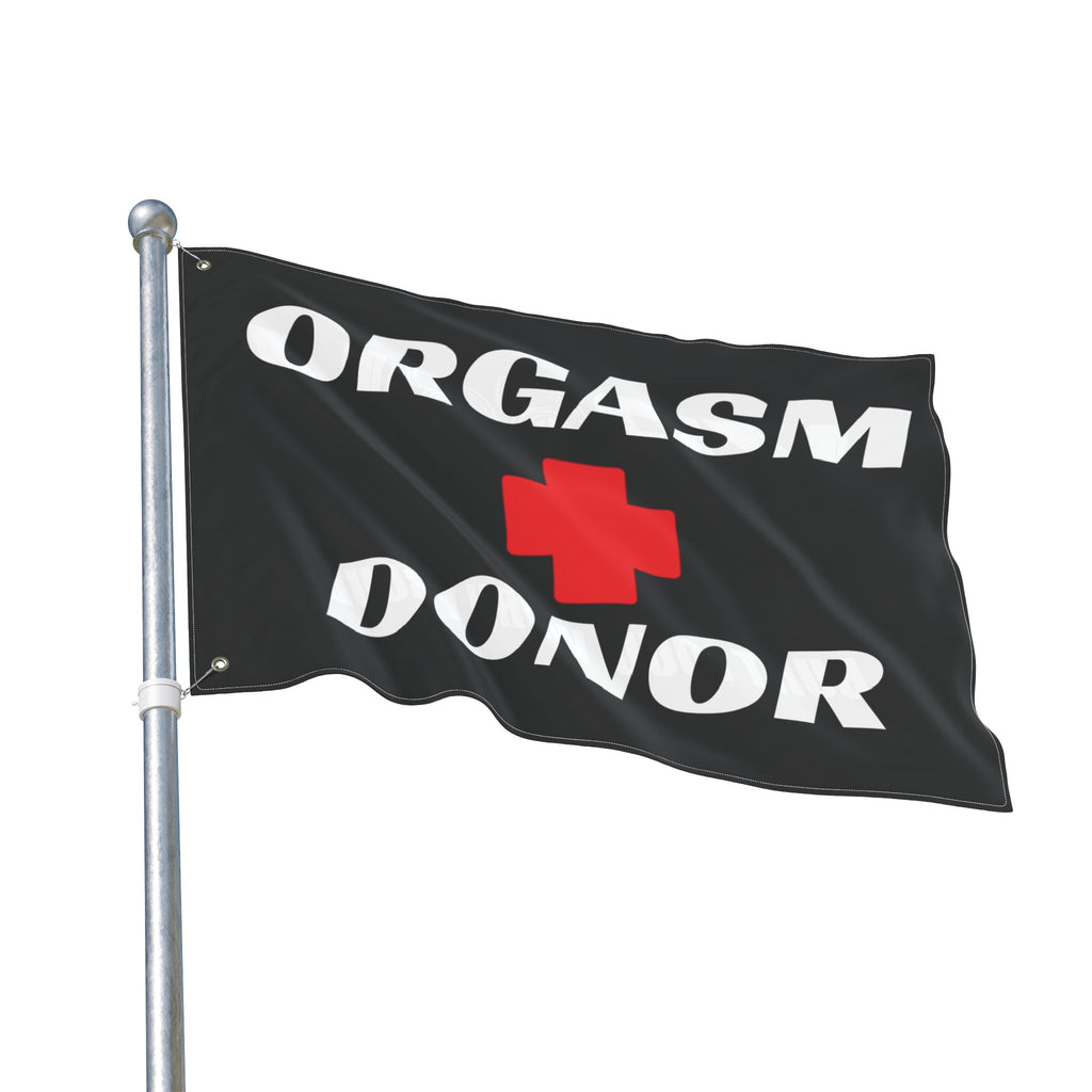 Orgasm Donor + VroomVroom BLWP (Drivers Side) Flag