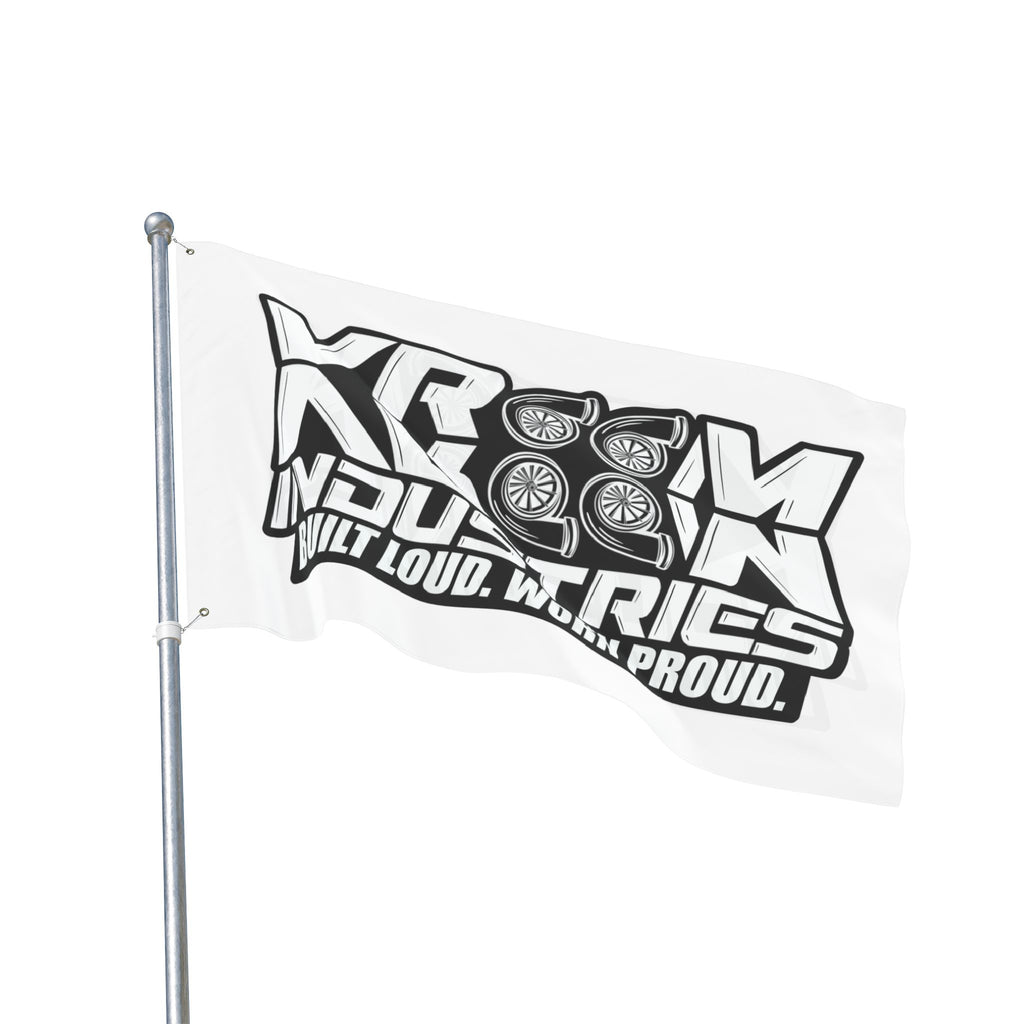 VroomVroom BLWP • Black + White (Same) Flag