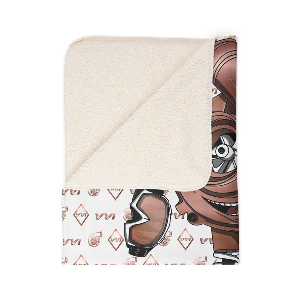 Sand Dunes & Fancy Drinks • White • Sherpa Blanket