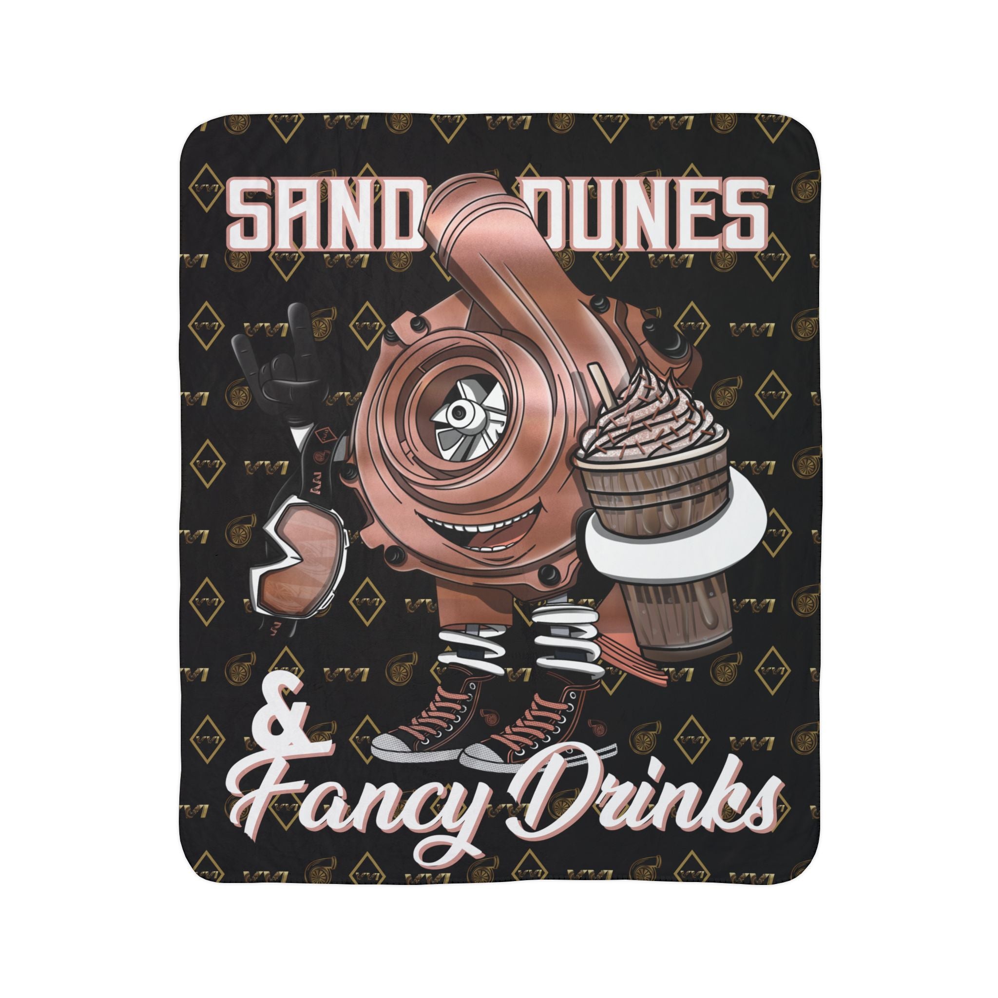 Sand Dunes & Fancy Drinks • Sherpa Blanket