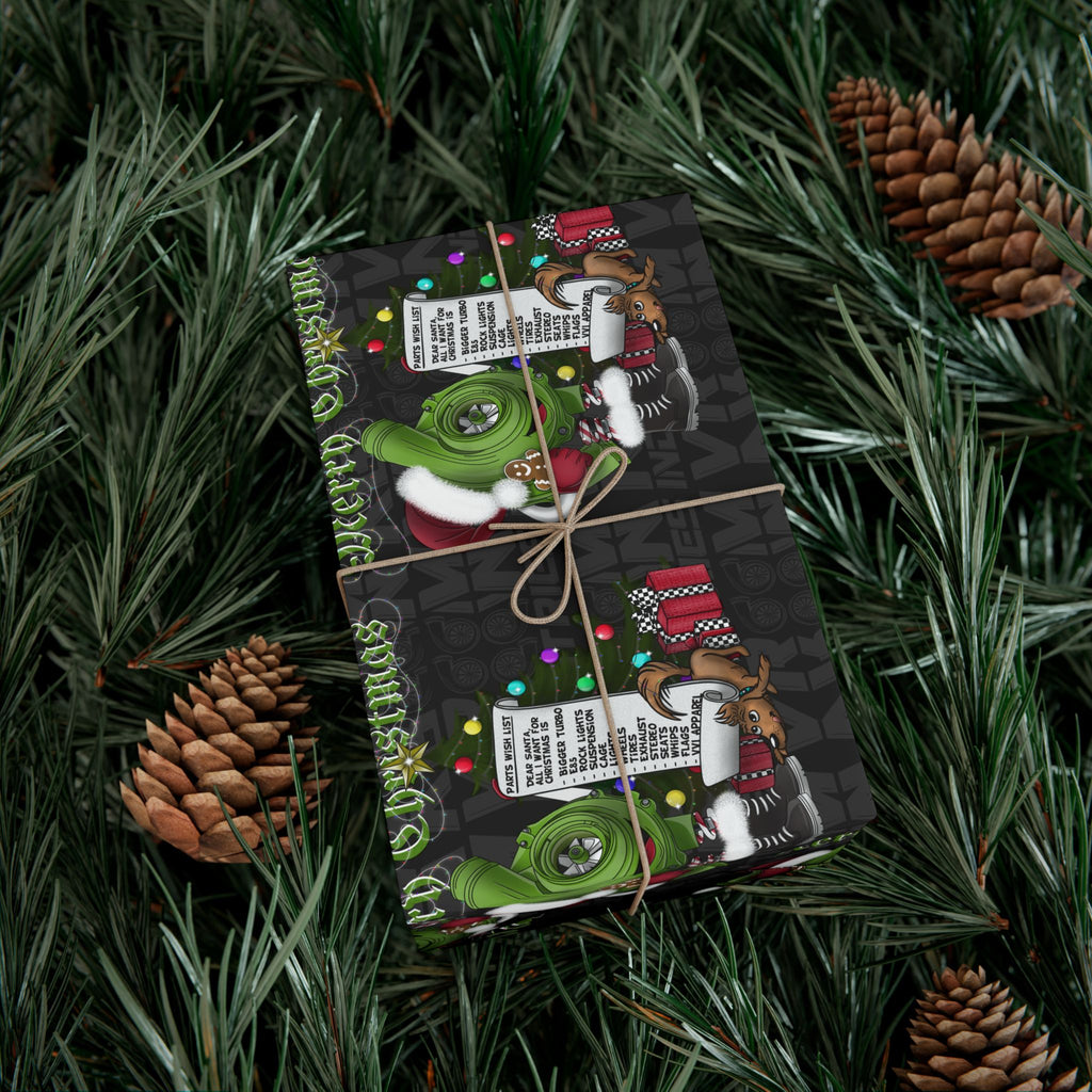 Vroomie SxS Christmas Wrapping Paper