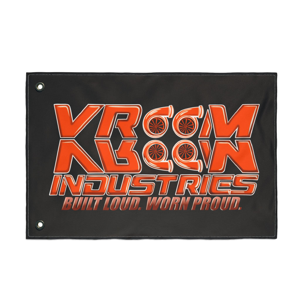 VroomVroom BLWP • Orange + Black (Same) Flag