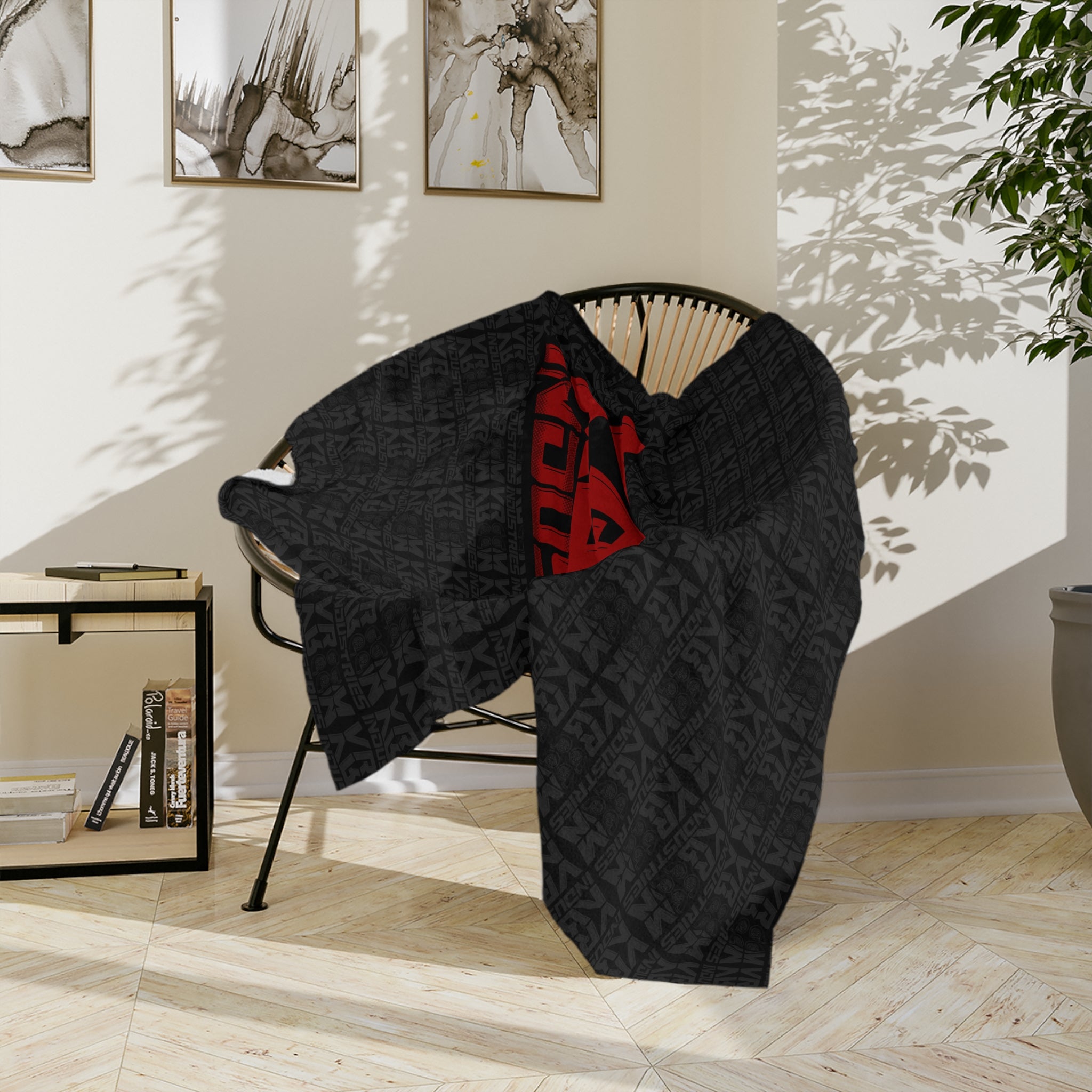VroomVroom • Red & Black • Microfiber Blanket