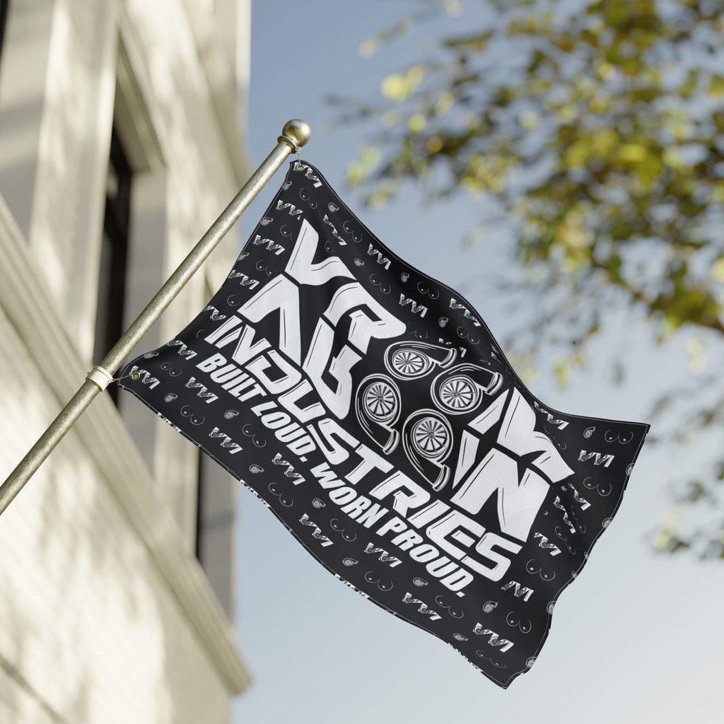 VroomVroom BLWP • Turbos + Boobies Black (Same) Flag